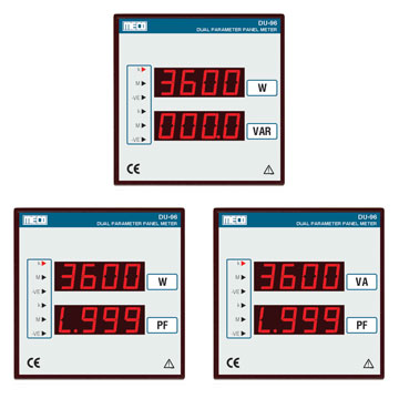 Dual Parameter for W, Var, VA and PF