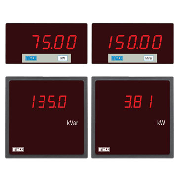 Digital Wattmeter / Varmeter (with Built-In Transducer)