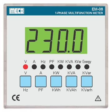 1 Phase Multifunction Meter-TRMS /  RS-485 Port (Optional)