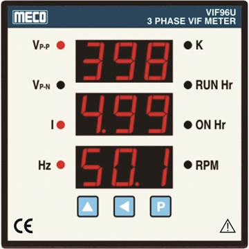 3 Phase VAF / VIF Meter - TRMS