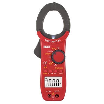 3-1/2 Digit 2000 Counts 1000A AC Auto / Manual Ranging Digital Clampmeter with Temperature - TRMS