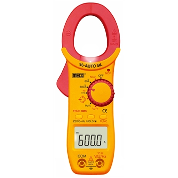 3-5/6 Digit 6000 Counts 600A DC / AC TRMS Digital Clampmeter with Temperature & Frequency