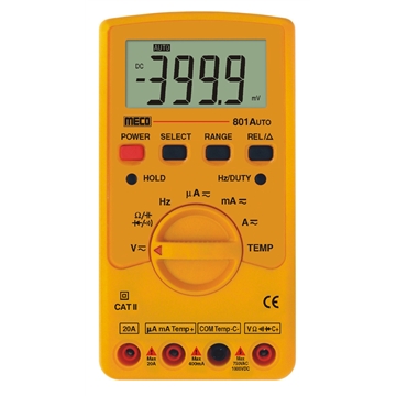 3-3/4 Digit 4000 Count Autoranging Digital Multimeter (Model : 801AUTO)