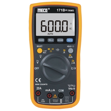 3-5/6 6000 Count TRMS Autoranging DMM with Temperature (Model : 171B+TRMS)