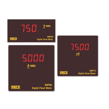 4 Digit Programmable Ammeter /  Voltmeter - TRMS (Model : SMP72, SMP48, SMP96)