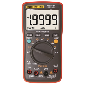 4-1/2 Digit 19999 Count TRMS Autoranging Digital Multimeter (Model : 450B+TRMS)