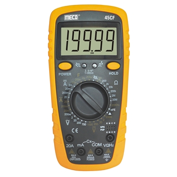 4-1/2 Digit 20,000 Count Digital Multimeter with Holster
