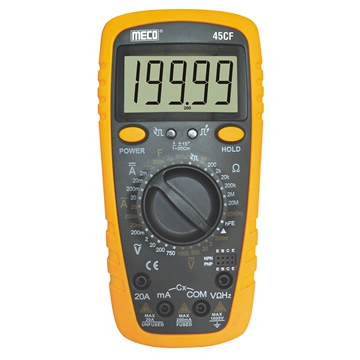 4-1/2 Digit 20,000 Count Digital Multimeter with Holster (Model : 45CF)