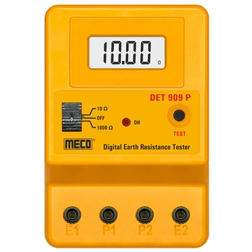 Digital Earth Resistance Tester 10 Ohms & 1000 Ohms (DET 909 P)