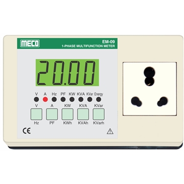 Energy Meter : 1 Phase Multifunction Appliance Meter – TRMS with RS-485 Port