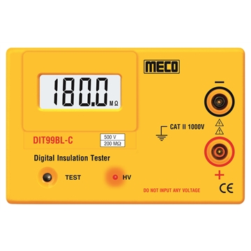 Insulation Tester - Digital (Model : DIT99BL Series / DIT99BL-BA Series)